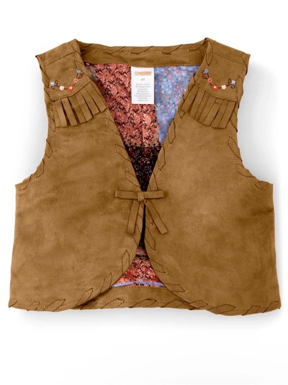 Gymboree Girls’ Light Blue and Brown Cowgirl Western 4-Piece Set Size 5T/6
